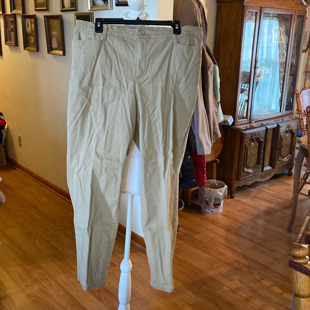 Women’s khaki pants. Size 16